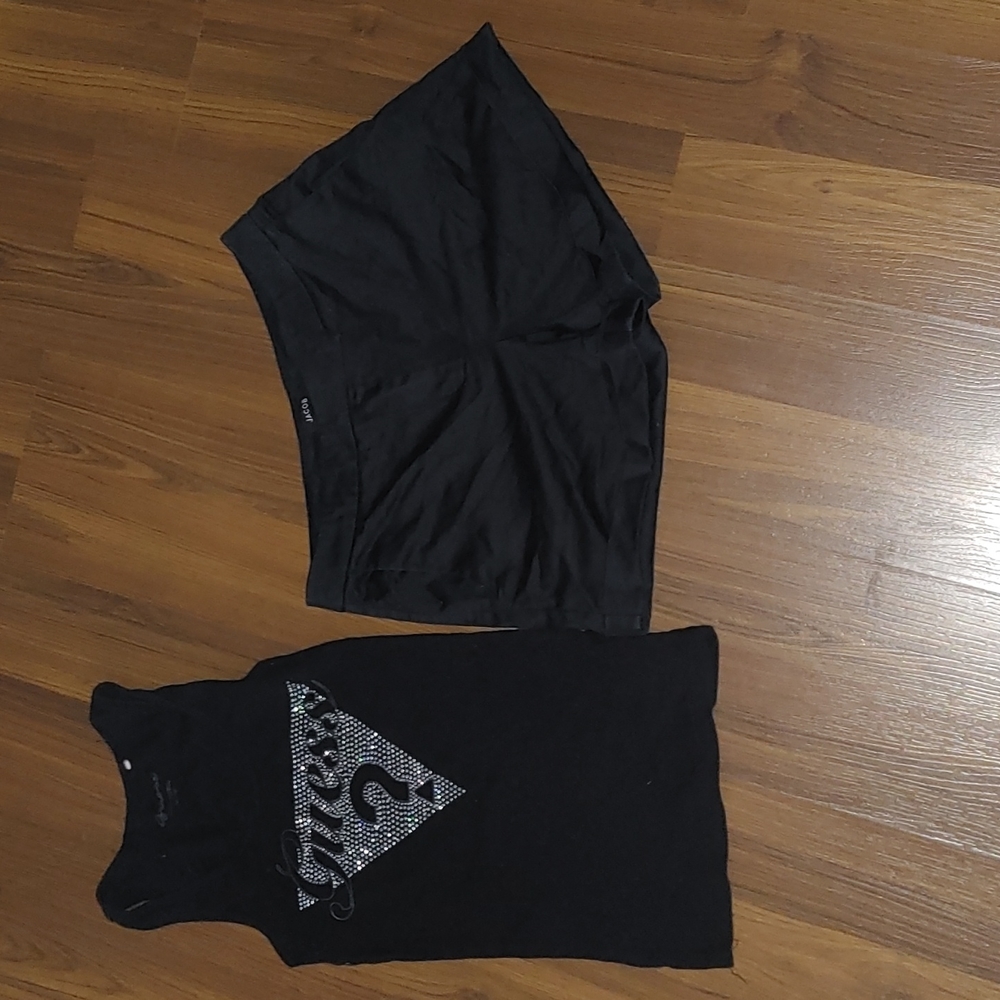 Guess Tank top and Jacob Shorts